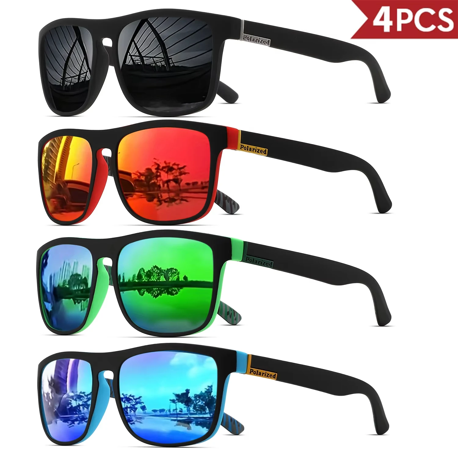 Sunglasses Uv400 - 1/4pc Classic Man Sports Sunglasses Man