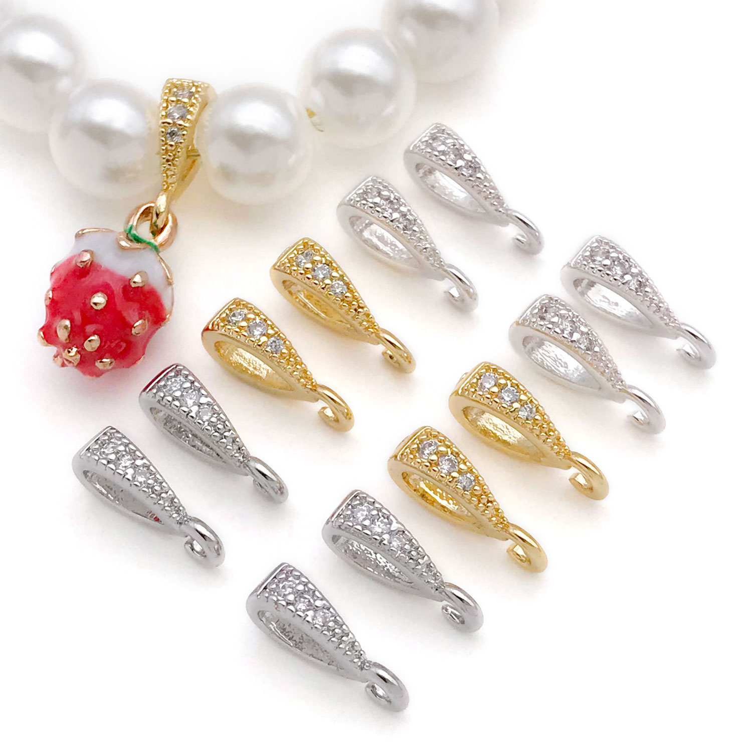 Gold Plated Jewelry - 5pcs 18K Real Gold Plated Brass