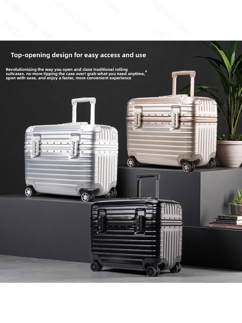 Upper flip cover aluminum fram - Travel Luggage Set 评论和价格