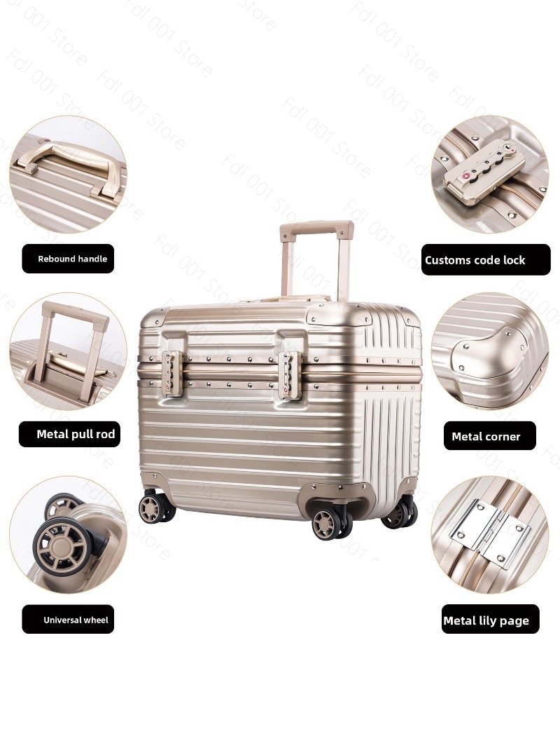 Upper flip cover aluminum fram - Travel Luggage Set 评论和价格