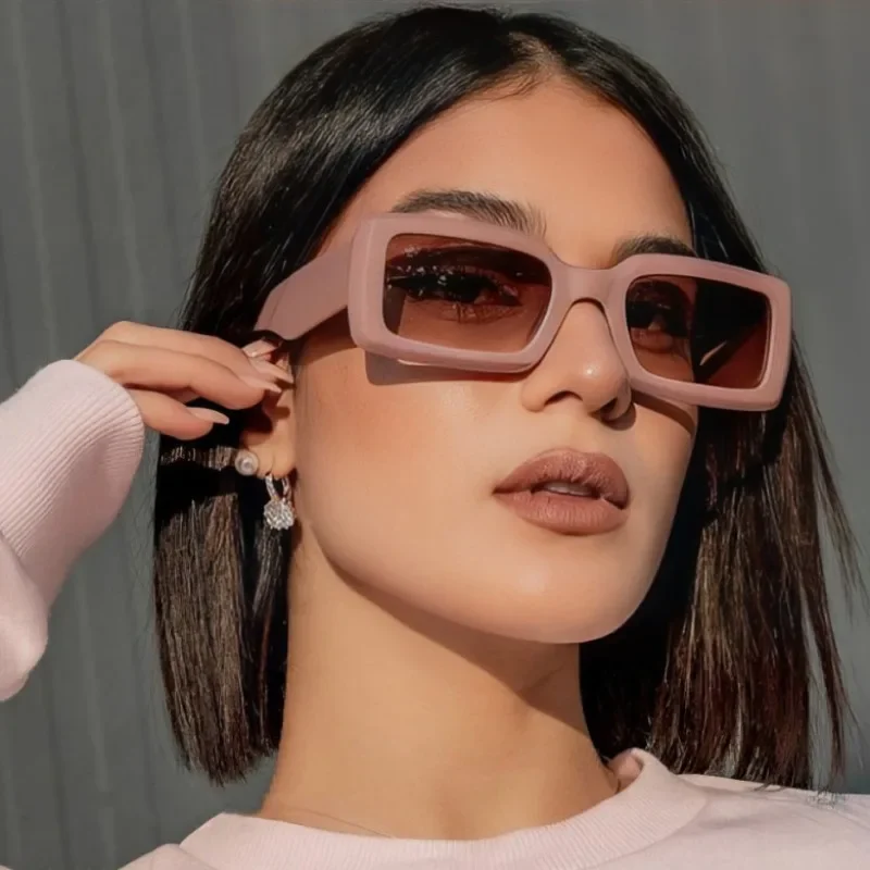 New Small Rectangular Women's  - Designer Sunglasses 评论和价格