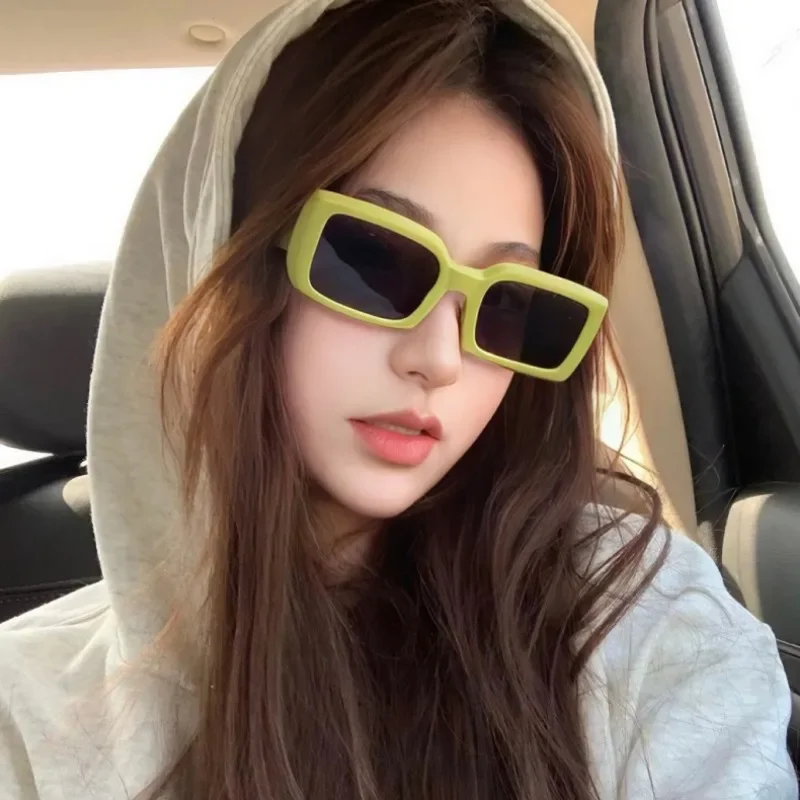 New Small Rectangular Women's  - Designer Sunglasses 评论和价格
