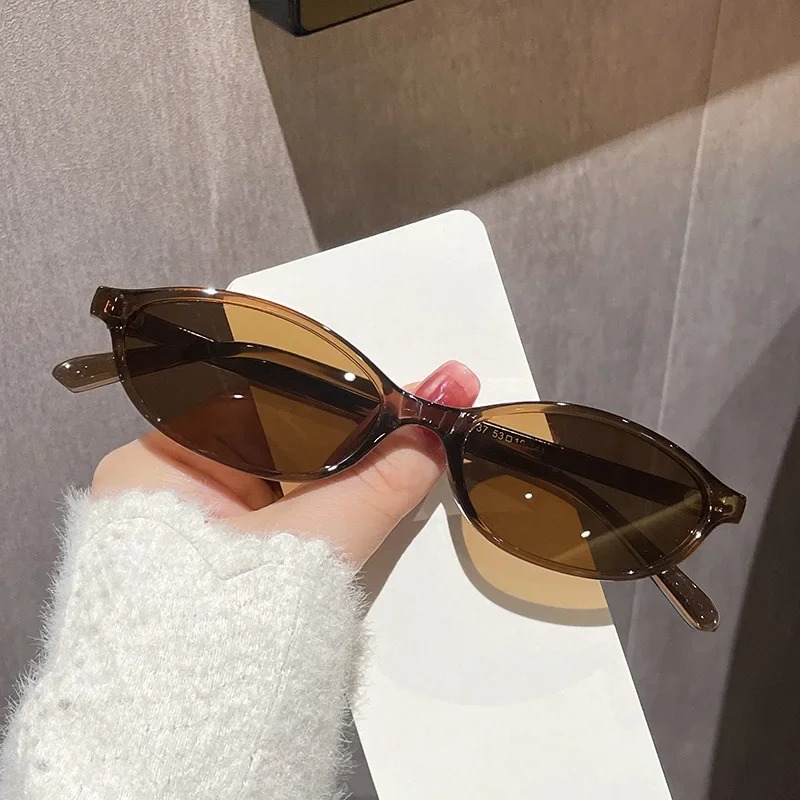 New Retro Small Oval Sunglasse - Designer Sunglasses 评论和价格