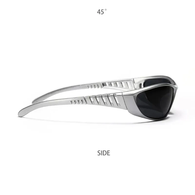 New Unisex Y2K Silver Sunglass - Sunglasses Uv400 评论和价格
