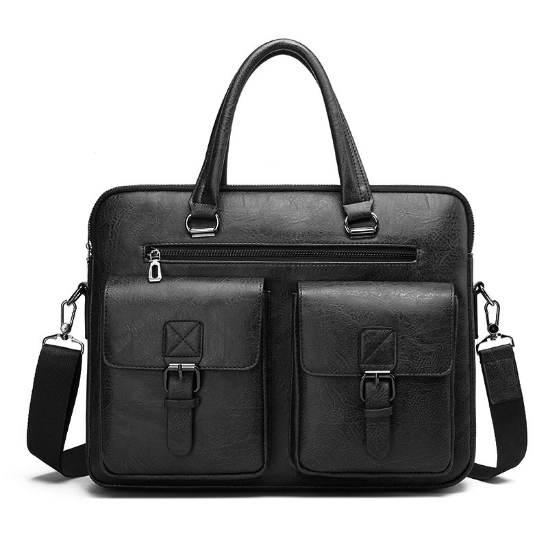 Luxury Brand Man Business Brie - Leather Briefcase 评论和价格
