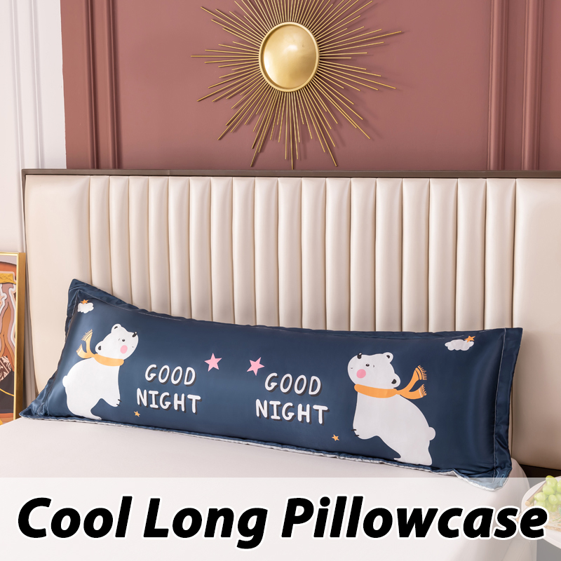 Cool Summer 120/150/180Cm Long - Silk Pillowcase 评论和价格