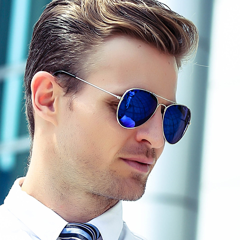 New Double Bridge Pilot Sungla - Sunglasses Uv400 评论和价格
