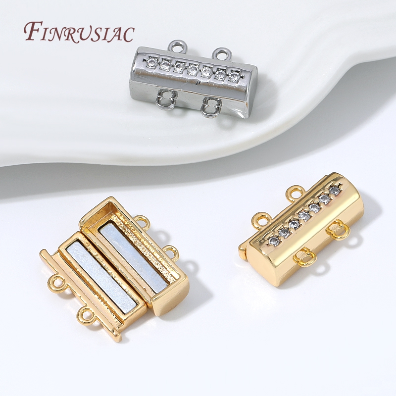 Magnetic Necklace Clasp 18K Go - Gold Plated Jewelry 评论和价格