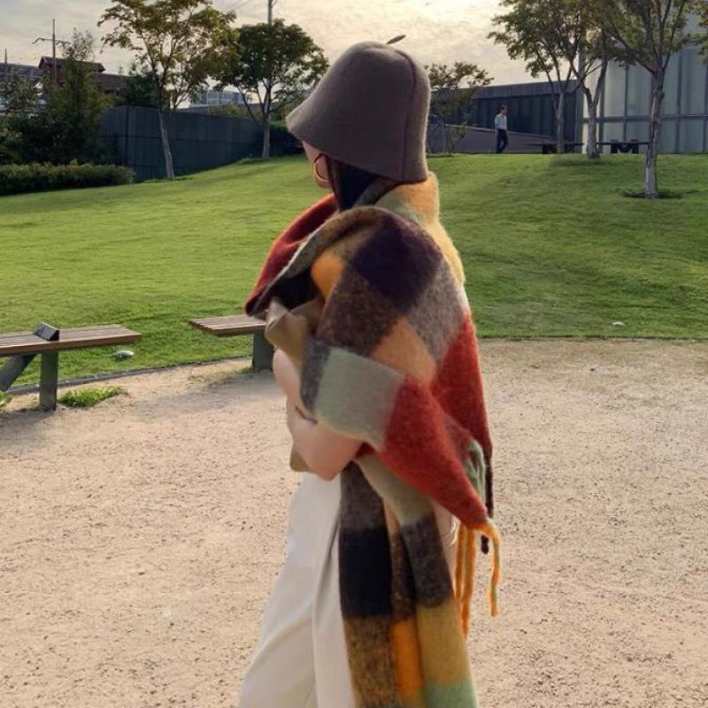NEW Luxury Winter Thick Warm S - Cashmere Scarf 评论和价格