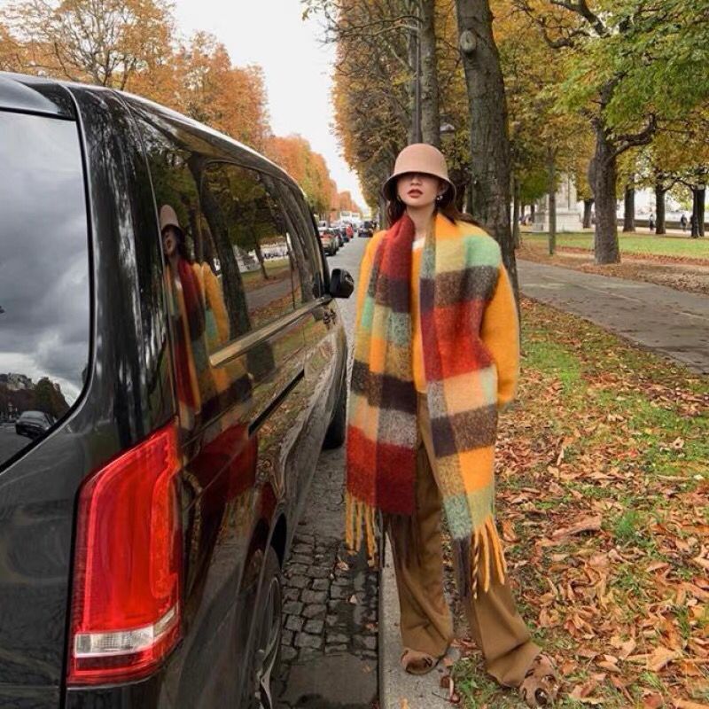 NEW Luxury Winter Thick Warm S - Cashmere Scarf 评论和价格