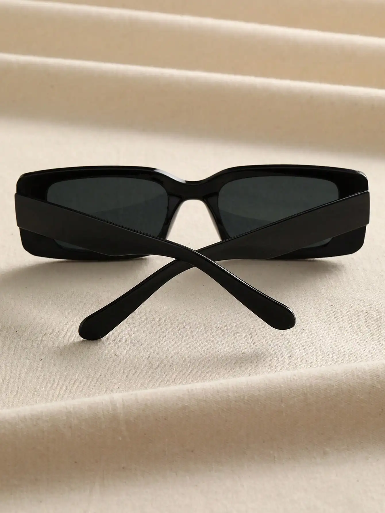 1 PCs Unisex Black Plastic Squ - Sunglasses Uv400 评论和价格