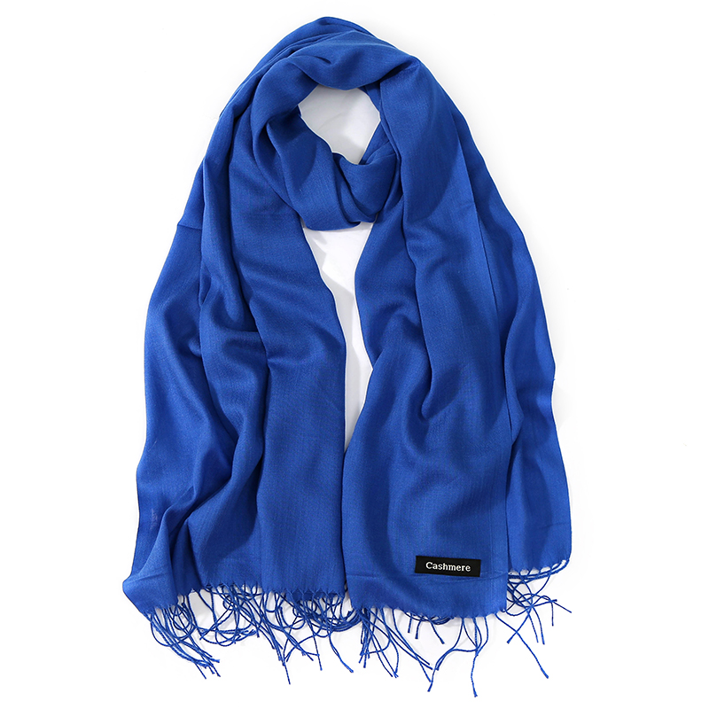 Fashion Solid Color 2020 Women - Cashmere Scarf 评论和价格