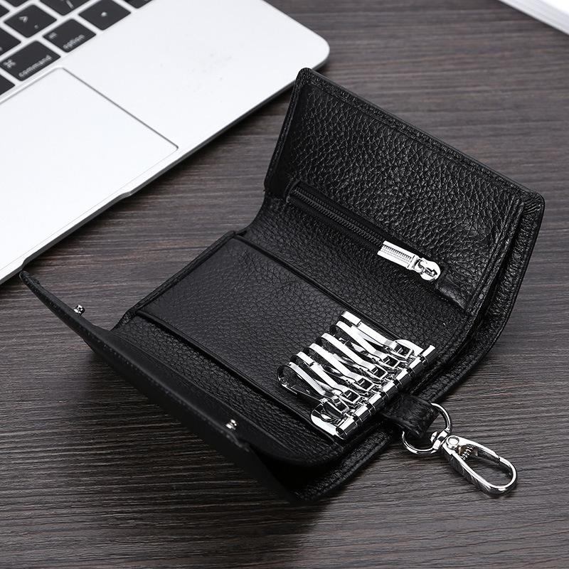 Leather Key Case, Multi-functi - Leather Wallet Men 评论和价格