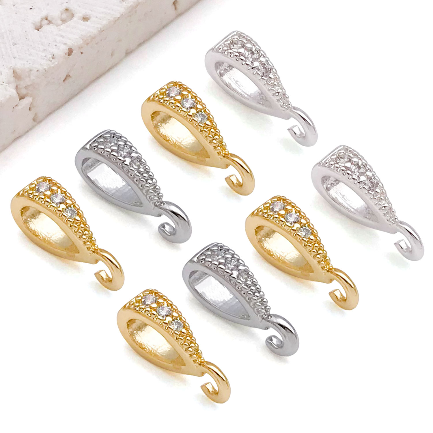 5pcs 18K Real Gold Plated Bras - Gold Plated Jewelry 评论和价格