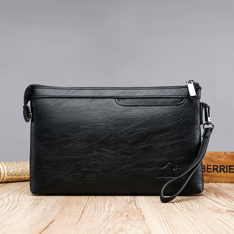 Business Clutch Bag High Quali - Leather Wallet Men 评论和价格