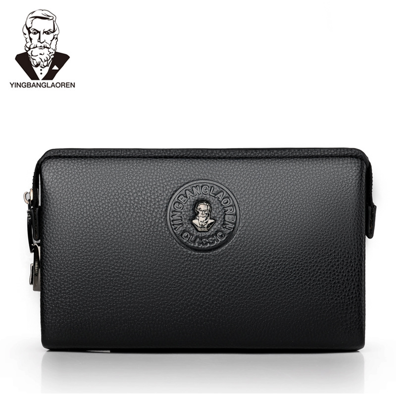 Male Long Money Wallets Mobile - Leather Wallet Men 评论和价格