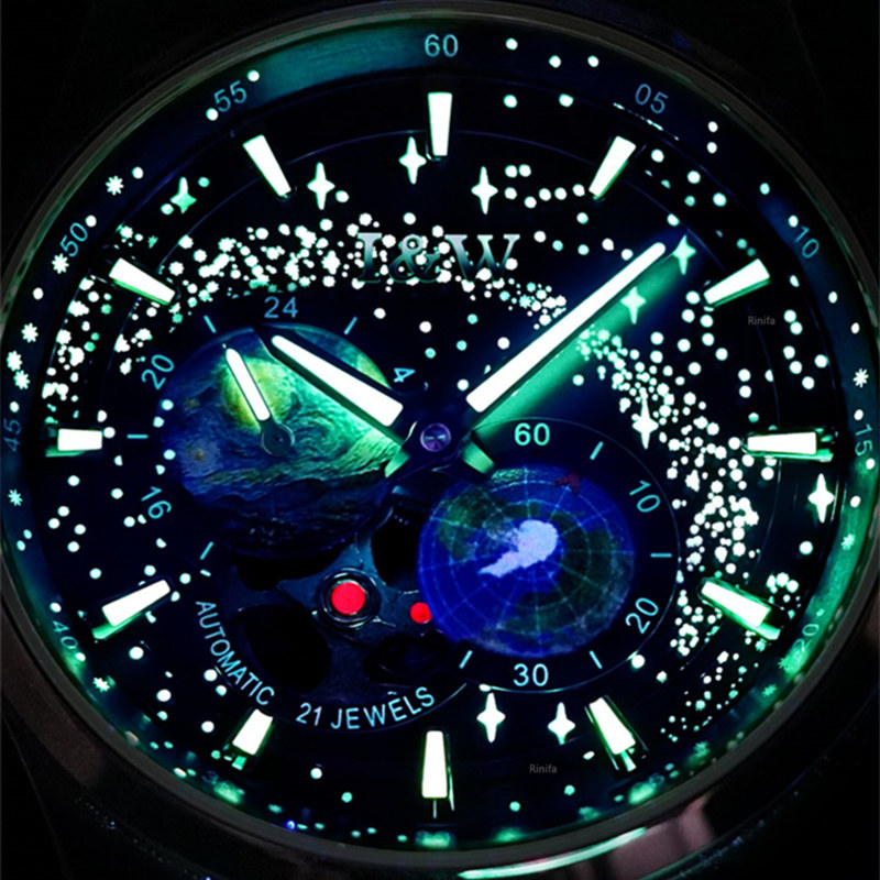 Switzerland I&W Mechanical Wat - Luxury Watch Men 评论和价格