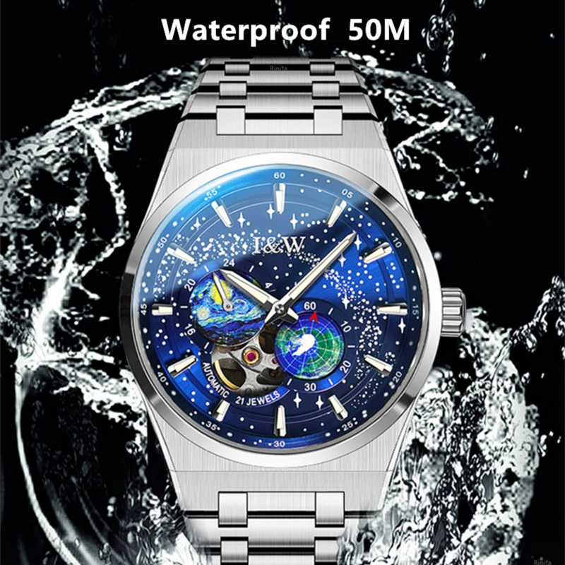Switzerland I&W Mechanical Wat - Luxury Watch Men 评论和价格