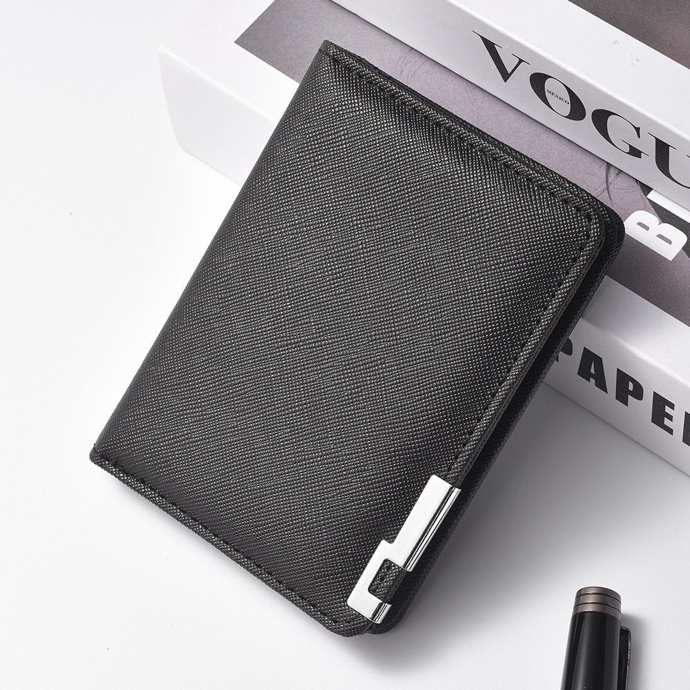 Men's Mini Ultra-Thin Vertical - Leather Wallet Men 评论和价格