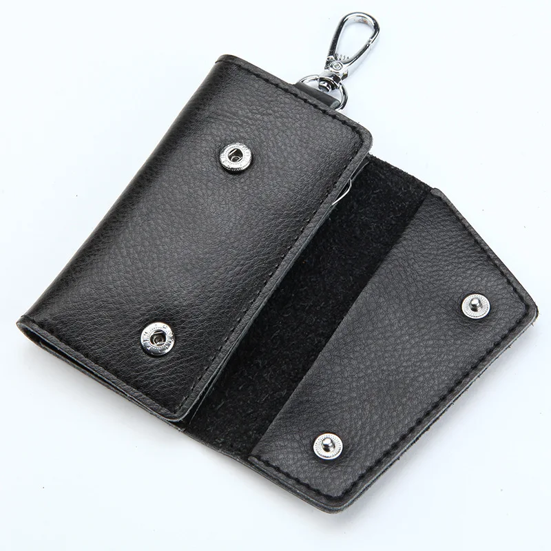 Genuine Leather Keychain Men K - Leather Wallet Men 评论和价格