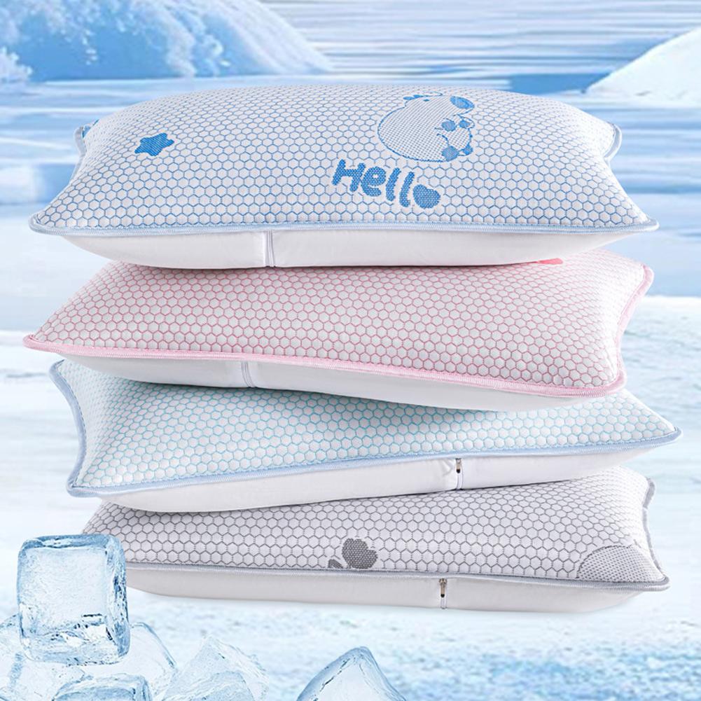 Summer Coolness Ice Silk Pillo - Silk Pillowcase 评论和价格
