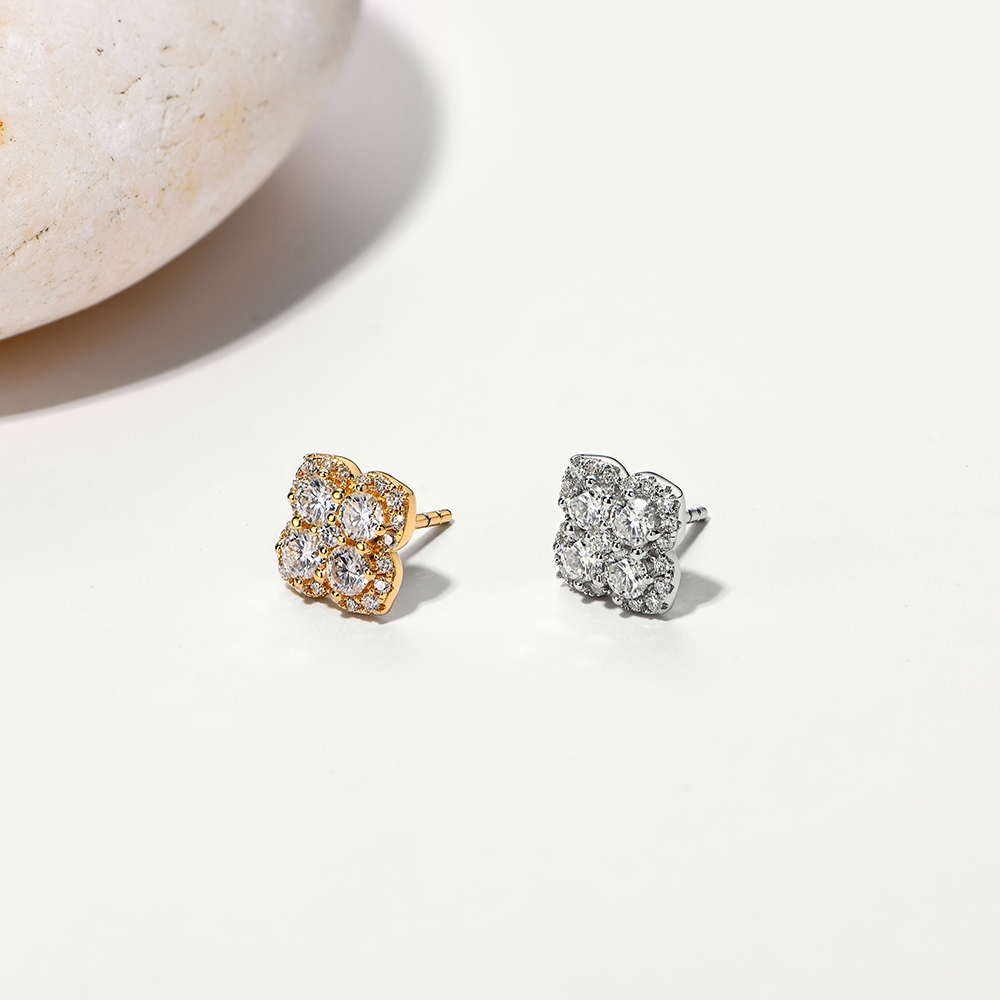 Attagems Full Moissanite Diamo - Gold Plated Jewelry 评论和价格